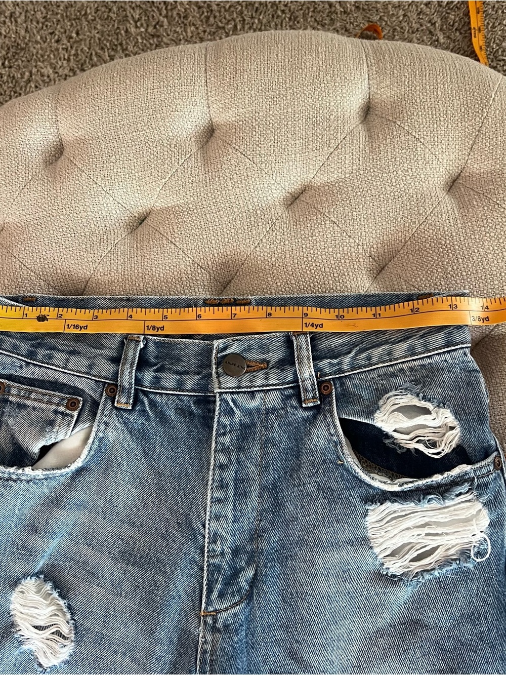 EUC Anine Bing Jackie Jeans in Vintage Wash 25 - Picture 8 of 12